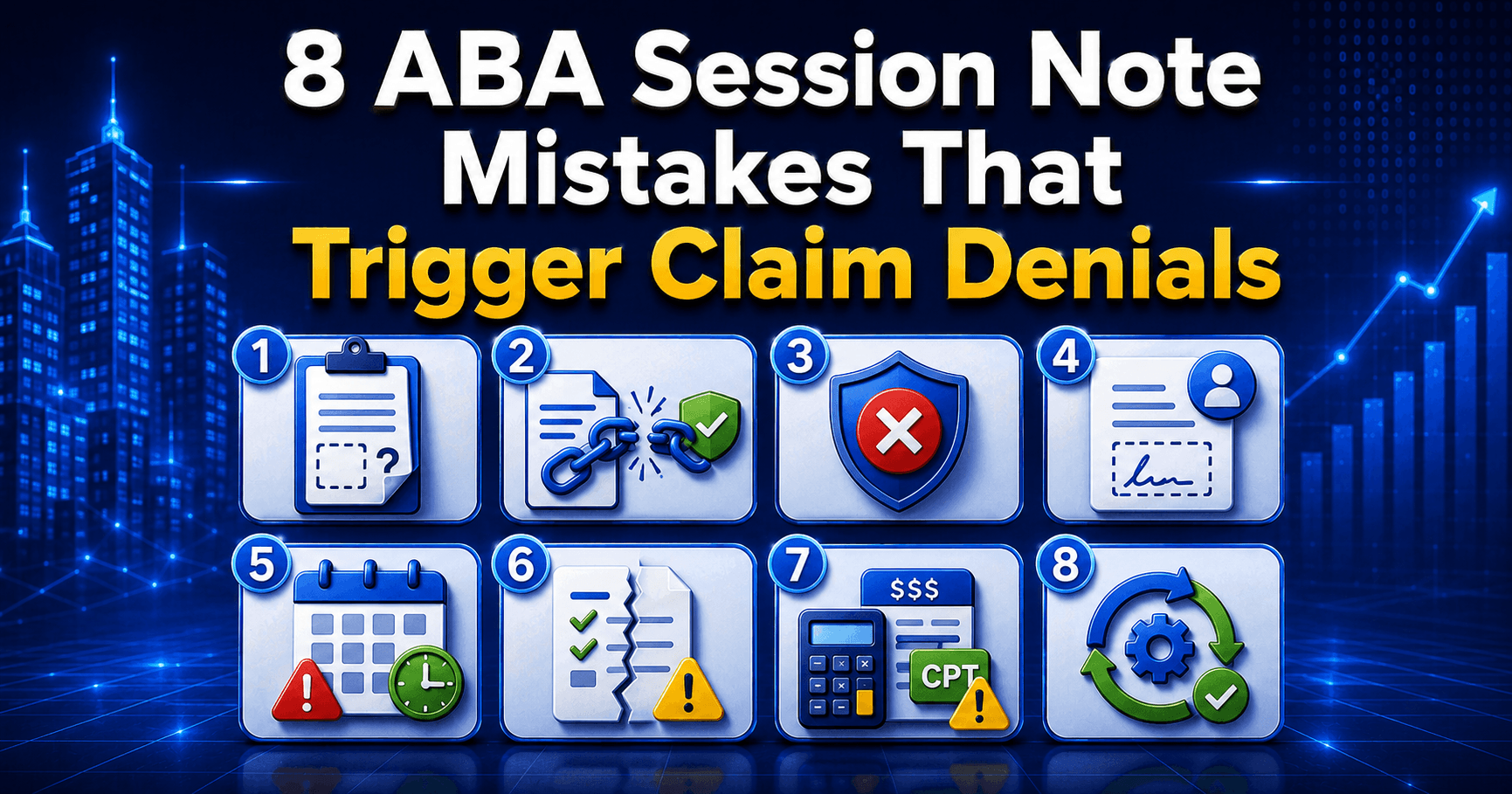 8 ABA Session Note Mistakes That Trigger Claim Denials