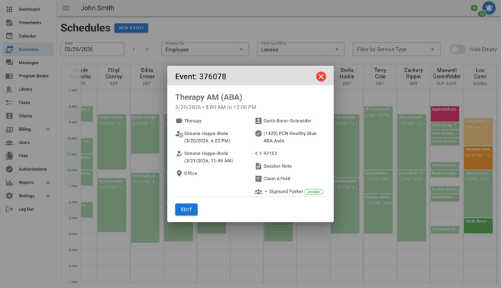 VGPM scheduling interface with authorization and credential enforcement